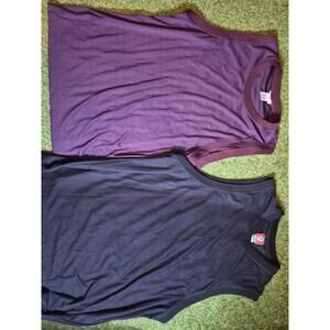 Two Mens Vintage Reebok Tees Size Large